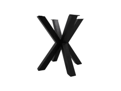 Onderstel Oakland Outdoor 3D-Model - Gepoedercoat Zwart - Metaal - 80x80x72 Cm