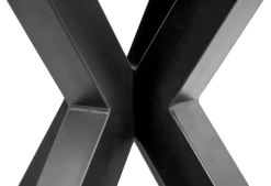 Onderstel Oakland Outdoor 3D-Model - Gepoedercoat Zwart - Metaal - 80x80x72 Cm -Meubelserie Winkel de kisten koning 108377 3