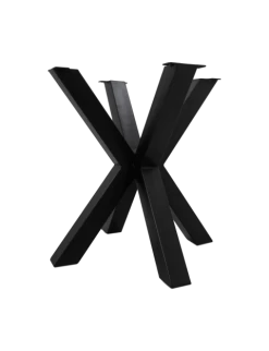 Onderstel Oakland - 3D-Model - Gepoedercoat Zwart - 70x70x72 Cm