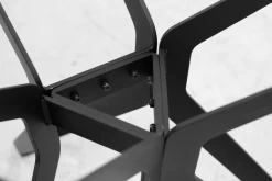 Onderstel Veneto - 3D-Model - Gepoedercoat Zwart - Metaal -Meubelserie Winkel de kisten koning 108391 3