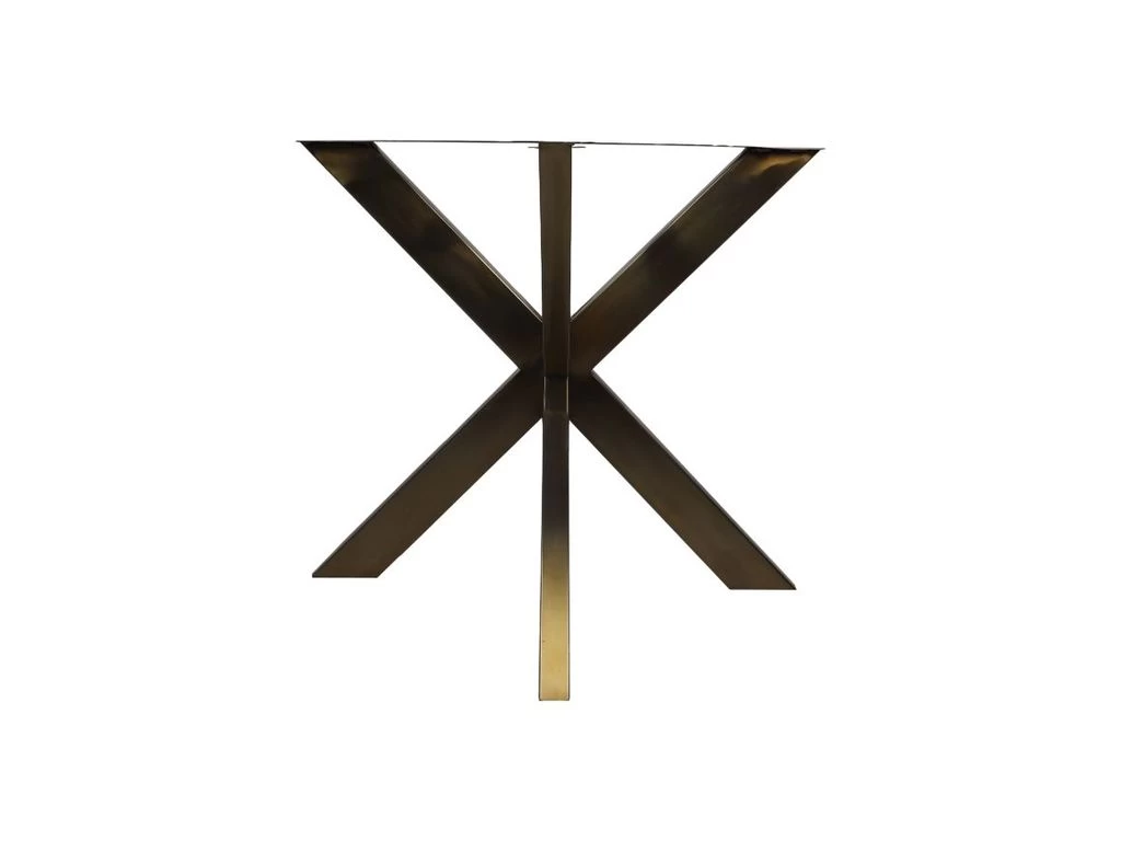 Onderstel X-mode - Antique Gold - Metaal - 80x80x72 Cm 4 Onderstel X-mode - Antique Gold - Metaal - 80x80x72 Cm - Afbeelding 2