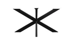 Onderstel - 3D-Model - Gepoedercoat Zwart Metaal - 140x70 Cm