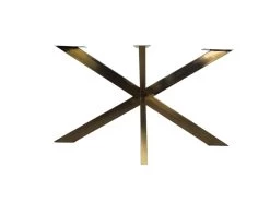 Onderstel X-model - Goud - Metaal - 130x80x72 Cm