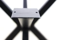 Onderstel Oakland - 3D-Model - Gepoedercoat Zwart - Metaal - 180x80x72 Cm -Meubelserie Winkel de kisten koning 108412 4