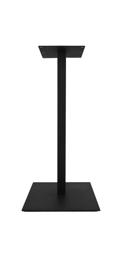 Bartafelonderstel 1-Pillar - Powdercoated Black - Ijzer 4 Bartafelonderstel 1-Pillar - Powdercoated Black - Ijzer - Afbeelding 2