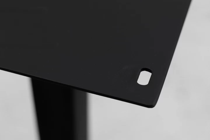 Bartafelonderstel 1-Pillar - Powdercoated Black - Ijzer 11 Bartafelonderstel 1-Pillar - Powdercoated Black - Ijzer - Afbeelding 9