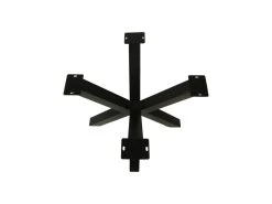 Onderstel Oakland - 3D-Model - Zwart - Metaal - 80x80x68 Cm -Meubelserie Winkel de kisten koning 108427 4