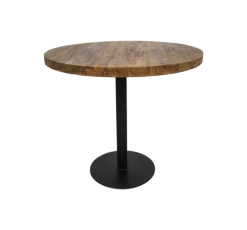 Onderstel Pillar - Rond - Gepoedercoat Zwart - Metaal -Meubelserie Winkel de kisten koning 108428 3