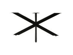 Onderstel Oakland - 3D-Model - Zwart - Metaal - 80x50x40 Cm