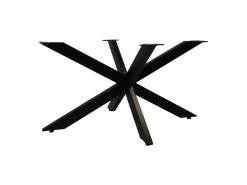 Onderstel Oakland - 3D-Model - Zwart - Metaal - 80x50x40 Cm -Meubelserie Winkel de kisten koning 108430 3