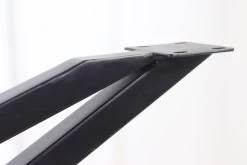 Onderstel - 3D-Model - Gepoedercoat Zwart - Ijzer- 180x80 Cm -Meubelserie Winkel de kisten koning 108431 5