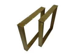 Tafelpoten U-model Set Van 2 - Antique Gold - Metaal - 72x10x69 Cm 11 Tafelpoten U-model Set Van 2 - Antique Gold - Metaal - 72x10x69 Cm -Meubelserie Winkel de kisten koning 108433 5