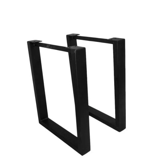 Tafelpoten - U-Model - 59x8x72 - Gepoedercoat Zwart - Ijzer 4 Tafelpoten - U-Model - 59x8x72 - Gepoedercoat Zwart - Ijzer - Afbeelding 2