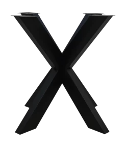 Onderstel - 3D-Model - Gepoedercoat Zwart - Metaal - 80x80x72 Cm -Meubelserie Winkel de kisten koning 108444 3