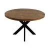 Ronde Eettafel Melbourne - Mangohout/ijzer - ø120 Cm 2 Ronde Eettafel Melbourne - Mangohout/ijzer - ø120 Cm -Meubelserie Winkel de kisten koning 108474 1