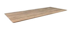 Tafelblad Zurich Rechthoekig - Naturel - Swiss Edge - Acaciahout - 180x90x3,8 Cm -Meubelserie Winkel de kisten koning 108484 2