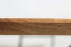 Tafelblad Zurich Rond - Naturel - Swiss Edge - Acaciahout - ø80x3,8 Cm -Meubelserie Winkel de kisten koning 108501 3