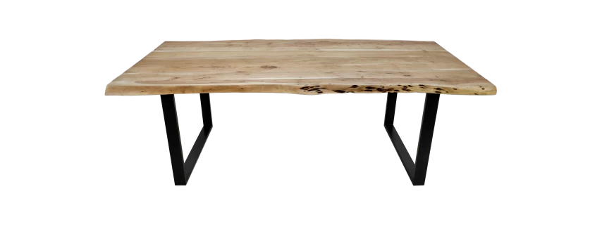 Eettafel SoHo - Acacia/ijzer - 140x90 Cm 4 Eettafel SoHo - Acacia/ijzer - 140x90 Cm - Afbeelding 2