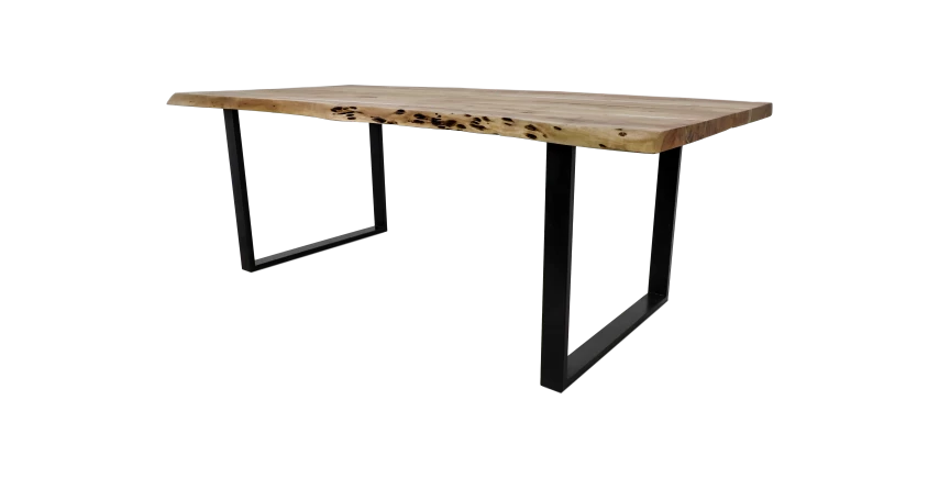 Eettafel SoHo - Acacia/ijzer - 140x90 Cm 5 Eettafel SoHo - Acacia/ijzer - 140x90 Cm - Afbeelding 3