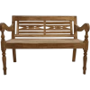 Bankje Risban - Naturel - Teak - 120x65x88 Cm