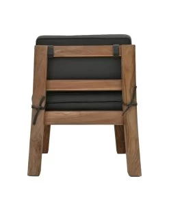 Tuinstoel Aruba Incl. Kussens - Naturel/grijs - Teak/stof - 67x68x75 Cm -Meubelserie Winkel de kisten koning 108593 4