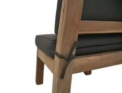 Tuinstoel Aruba Incl. Kussens - Naturel/grijs - Teak/stof - 67x68x75 Cm -Meubelserie Winkel de kisten koning 108593 5