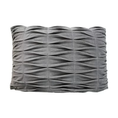 Sierkussen - Lichtgrijs - Velvet/katoen - 35x55 Cm 3 Sierkussen - Lichtgrijs - Velvet/katoen - 35x55 Cm