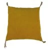 Sierkussen - Mosterdgeel - Velvet/katoen - 45x45 Cm