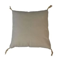 Sierkussen Met Tassels - Warmgrijs/goud - Velvet - 45x45 Cm -Meubelserie Winkel de kisten koning 108673 2
