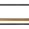 Wandplank Levels - Mangohout/ijzer - 70x32 Cm -Meubelserie Winkel de kisten koning 108705 1