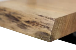 Wandplank Levels Live Edge - Acacia/ijzer - 56x32 Cm -Meubelserie Winkel de kisten koning 108710 3