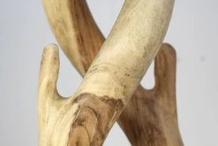 Kapstok Dubbel - Naturel - Munggur - 30x190cm -Meubelserie Winkel de kisten koning 108717 4