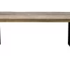 Rechthoekige Eettafel Melbourne - Naturel/zwart - Mangohout/metaal - 220x100x77 Cm 2 Rechthoekige Eettafel Melbourne - Naturel/zwart - Mangohout/metaal - 220x100x77 Cm -Meubelserie Winkel de kisten koning 108738 1