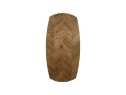 Tafeltop Fishbone Danish - Naturel - Eiken - 260x110x4 Cm