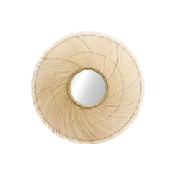 Wandspiegel - Bamboe - ø120 Cm