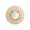 Wandspiegel - Naturel - Bamboe - ø90 Cm