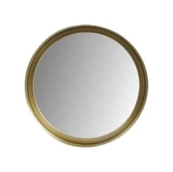 Wandspiegel Fletcher Rond - Antique Gold - Metaal/glas - ø30 Cm