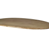 Tafelblad Ovaal - Blank - Teak - 260x120 Cm -Meubelserie Winkel de kisten koning 108834 1