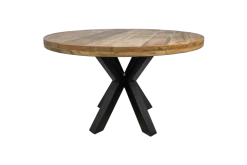 Rond Tafelblad Portland - Naturel - Mangohout - ø120x5 Cm 10 Rond Tafelblad Portland - Naturel - Mangohout - ø120x5 Cm -Meubelserie Winkel de kisten koning 108835 4