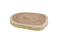 Tafelblad - Naturel - Massief Munggurhout - 150x150X10 Cm