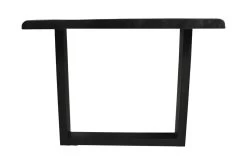 Tafel Live Edge - Zwart - Acaciahout/metaal - 240x100x77 Cm -Meubelserie Winkel de kisten koning 109022 4