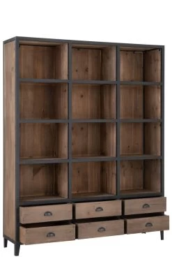 Boekenkast 6 Deurs -Meubelserie Winkel de kisten koning 109258 9