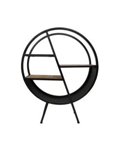 Opbergkast - Ijzer/mangohout - Naturel