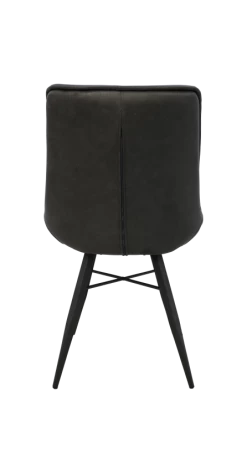 Eetkamerstoel Denver Set Van 2 - Grijs/zwart - Polyester/metaal - 55x63x85 Cm 18 Eetkamerstoel Denver Set Van 2 - Grijs/zwart - Polyester/metaal - 55x63x85 Cm -Meubelserie Winkel de kisten koning eetkamerstoel denver set van 2 55x63x85 grijs zwart polyester metaal 4