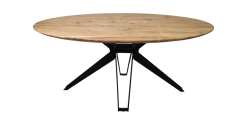 Eettafel Zurich Ovaal - Veneto Tafelpoten - Acaciahout/metaal 220x110x77 Cm 14 Eettafel Zurich Ovaal - Veneto Tafelpoten - Acaciahout/metaal 220x110x77 Cm -Meubelserie Winkel de kisten koning eettafel zurich ovaal 220x110x77 veneto tafelpoten acaciahout metaal 1