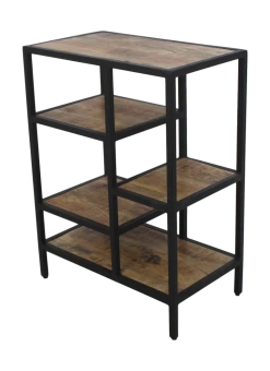 Open Vakkenkast Levels - Mangohout/ijzer - 60x81 Cm 18 Open Vakkenkast Levels - Mangohout/ijzer - 60x81 Cm -Meubelserie Winkel de kisten koning open vakkenkast levels 60x81 cm mangohout ijzer 3