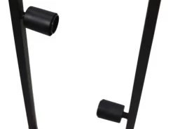 Vloerlamp Open Frame 5-lichts - Gepoedercoat Zwart - Metaal - 30x20x158 Cm -Meubelserie Winkel de kisten koning vloerlamp open frame 5 lichts 30x20x158 gepoedercoat zwart metaal 3