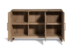 Dressoir Terschelling Van Massief Oud Eiken Planken 160x80x40 Cm -Meubelserie Winkel eqwerxs