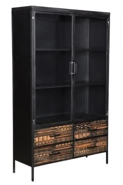 Malibu Kast 2 Deur 4 Lade 120x40x190 Cm