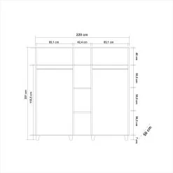 DKK Kledingkast Victoria Den Groen Antraciet -Meubelserie Winkel f120a25e4b2566da2eaf63b440fa7bd77baba978f4ec8e5e192bb72fc36e7b09